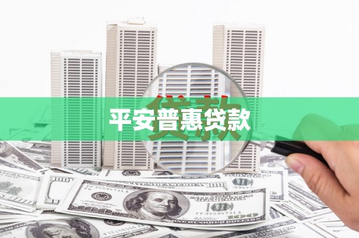长白平安普惠贷款