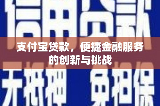 长白支付宝贷款，便捷金融服务的创新与挑战