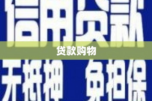 长白贷款购物