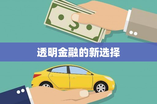 长白透明金融的新选择