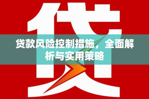 长白贷款风险控制措施，全面解析与实用策略