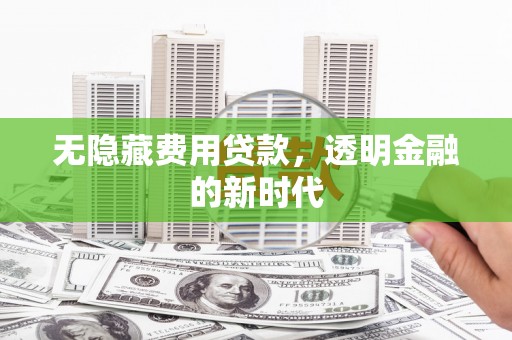 长白无隐藏费用贷款，透明金融的新时代