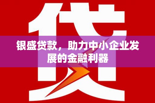 长白银盛贷款，助力中小企业发展的金融利器