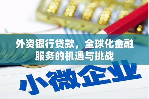 长白外资银行贷款，全球化金融服务的机遇与挑战