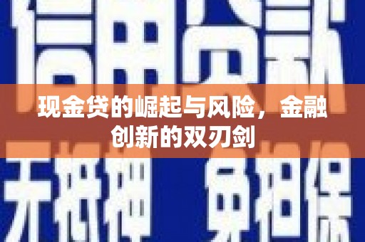长白现金贷的崛起与风险，金融创新的双刃剑
