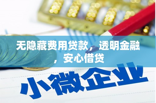 长白无隐藏费用贷款，透明金融，安心借贷