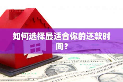 长白如何选择最适合你的还款时间？