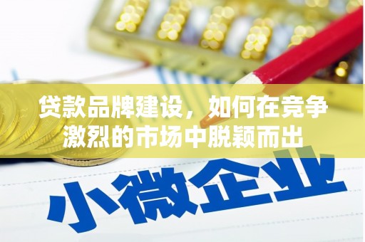 长白贷款品牌建设，如何在竞争激烈的市场中脱颖而出