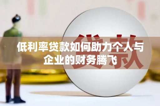 长白低利率贷款如何助力个人与企业的财务腾飞