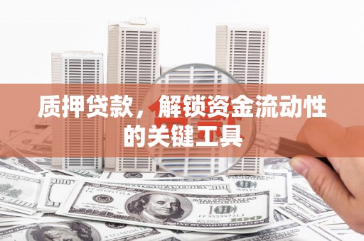 长白质押贷款，解锁资金流动性的关键工具