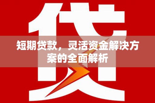 长白短期贷款，灵活资金解决方案的全面解析