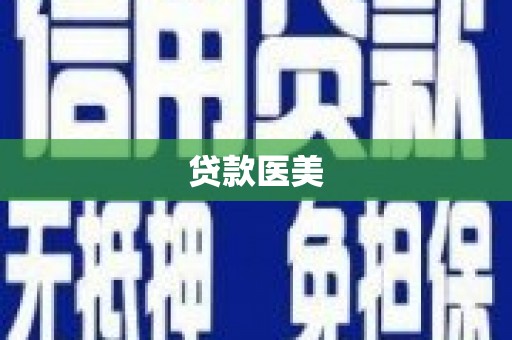 长白贷款医美
